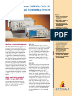 Acterna OMS-150 OMS-200 Datasheet