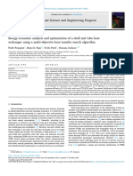 Energy-economic analysis and optimization of a shell and tube heat