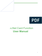 AC SNMP Card User Manual V1.0