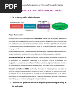 Tema 6 - Hacia La Inclusion Escolar y Social