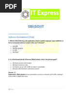 SBI (SO) IT Mock12 Sample