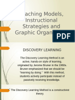 Teaching Models Instructional Strategies and Graphic Organizers 1 1