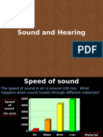 Physics - Sound and Hearing