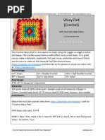 Crochet Wavy Pad Pattern