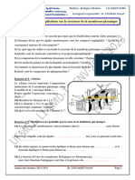 TD N°5-Applications Sur La Structure de La Membrane Plasmique DR - ZOUAGHI Youcef UFMC1 2022-2023