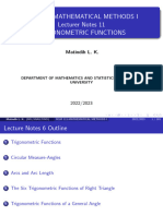 MSM 111 - Trigonometric Functions PP