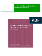 Ebooks File Homoeroticism in Imperial China A Sourcebook 1st Edition Mark Stevenson All Chapters