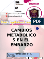 Cambios Metabolicos en El Embarazo