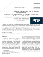 A MEMS Based Piezoelectric Power Generator Array For Vibration Energy Harvesting