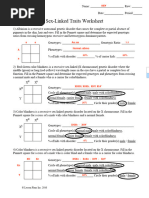 Sex Linked Traits Ws Copy Key PDF