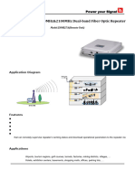 ZNMB27A-27 DBM - 1900MHz&2100MHz Dual-Band Fiber Optic Repeater - Remote Unit Specs - 20200113