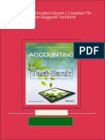 PDF Accounting Principles Volume 1 Canadian 7th Edition Geygandt Test Bank download