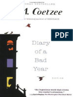 Coetzee, J. M. Diary of A Bad Year