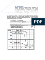 Exercice Photovoltaique