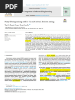 Zz. MADM-Fuzzy Filtering Ranking