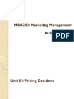 MBA202 Marketing Management Unit III