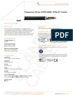 Variable Frequency Drive VFD Emc 2yslcy Cable