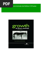 Instant Ebooks Textbook Growth of Farm Animals 2nd Edition V R Fowler Download All Chapters