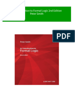 (FREE PDF Sample) An Introduction To Formal Logic 2nd Edition Peter Smith Ebooks