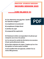 Concours Blancs 03