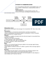 Introduction to Communication systems