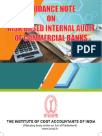 Guidance Note On Internal Audit of Commercial Banks