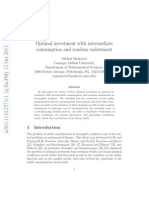 Optimal Investment With Intermediate Consumption and Random Endowment