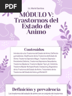 MÓDULO V Trastornos Del Estado de Ánimo