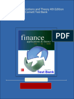 Finance Applications and Theory 4th Edition Cornett Test Bank