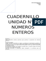 Cuadernillo 1 - Números Enteros