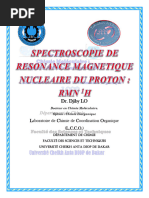 Cours Spectroscopie RMN 1H Renforcement 2020-2021