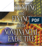 Accounting and Finance For The Non Financial Executive - An Int