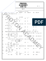 Full Test of Class 12