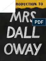 An Introduction To Virginia Woolfs Mrs Dalloway