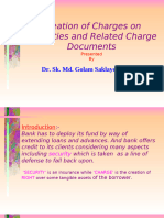 Creation of Charges On Securities