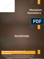 GENETICS Chapter 11 Mutation Dna Technology and Genomics