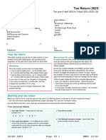 Tax Returns 2023SA100 Pack - George W Galiwango - 2023