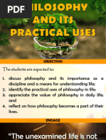 Philosophy and Its Practical Uses 2