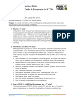 FAQs CT Values From Covid 19 PCR Tests