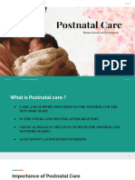 Postnatal Care - Ashiq Sabu