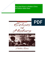 Full download Echoes of History Naxi Music in Modern China First Edition Helen Rees pdf docx