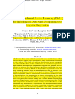 PbAL For Skewed Data With Nonparametric Logistic Regression