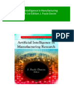 (Ebooks PDF) Download Artificial Intelligence in Manufacturing Research 1st Edition J. Paulo Davim Full Chapters