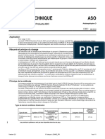 Feuillet Technique ASO: Réactif VITROS Chemistry Products ASO