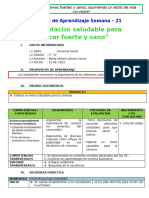 Sesion 21. 08. 23 - Alimentacion Saludable para Crecer Fuerte y Sano