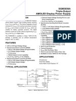 SGM3836A Triple-Output AMOLED Display Power Supply: General Description