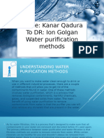 Water Purification