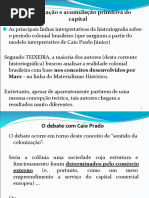 Aula 2 - Colonização e Acumulação Primitiva de Capital