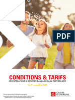 Brochure Tarification Particuliers Au 01.11. 2022 v05.2023