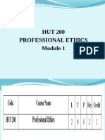 Professional Ethics Module 1